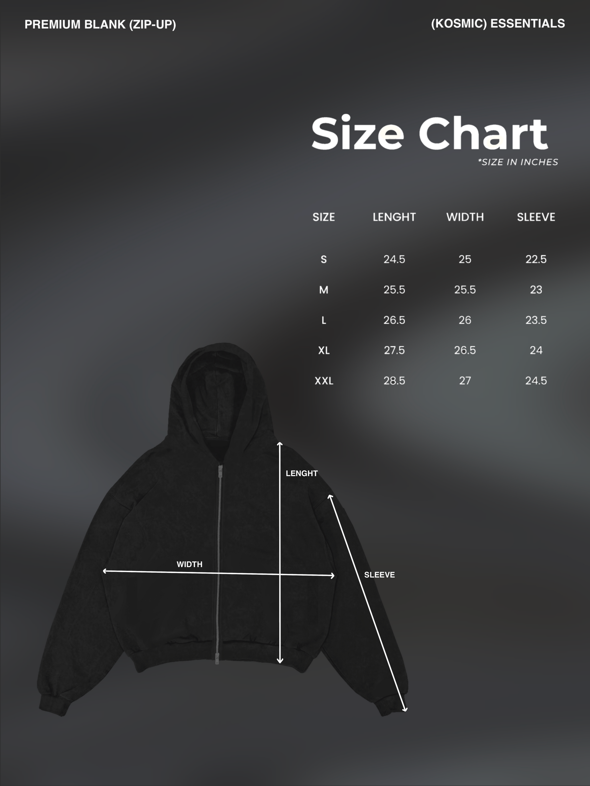 ESSENTIAL ZIP-UP